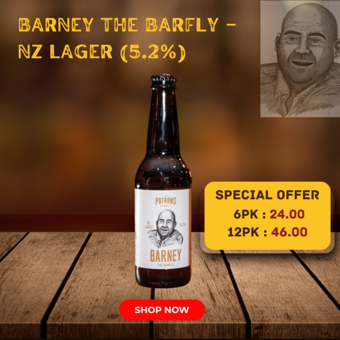 Barney the Barfly – NZ Lager